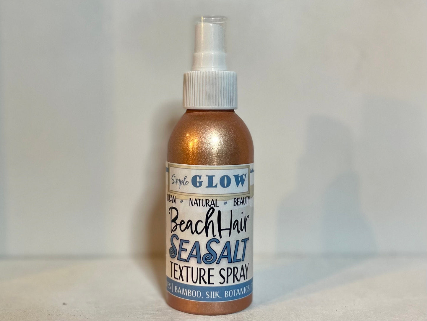 Beach Hair SEA SALT Texture Spray • Beachy Waves, Texture, Volume | Nutrients for Healthy Hair • Organic Natural ZeroWaste Clean Haircare