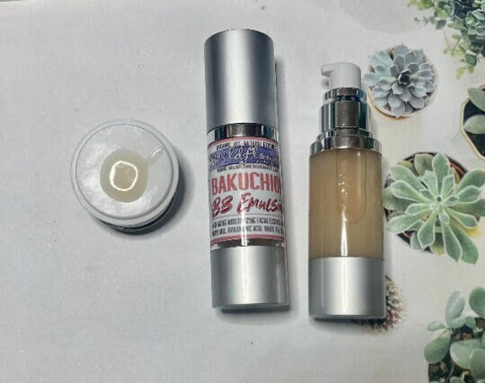 Bakuchiol B3 Emulsion • Hyaluronic Acid, Niacinamide, White Tea | Anti-Aging, Acne, Sensitive Skin Serum • Natural Clean Skincare