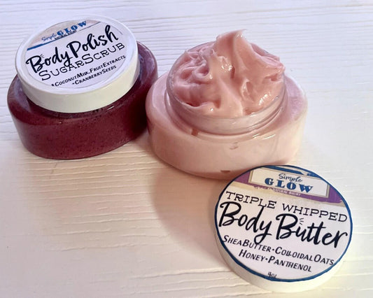 Whipped Body Butter - SheaHoneyOat | Intense Moisturizer | Exotic Butters, Honey, Oats, B Vitamins | Custom Scents! Organic Natural Skincare