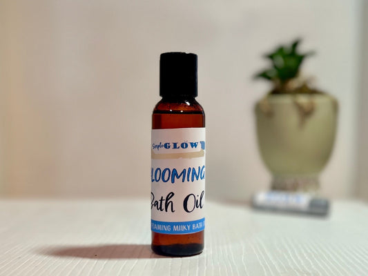 Blooming Bath Oil | Foaming Milk Bath -Shower Lotion- Post-Bath Moisturizer | Natural Oil-to-Lotion for All-Over Skin Nourishment | No Mess